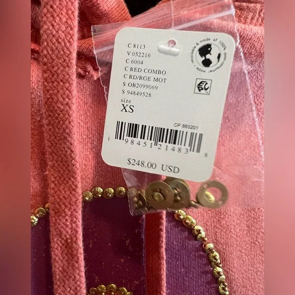 We The Free Sparkle Daze Kango Hoodie, XSMALL NWT - Picture 10 of 11